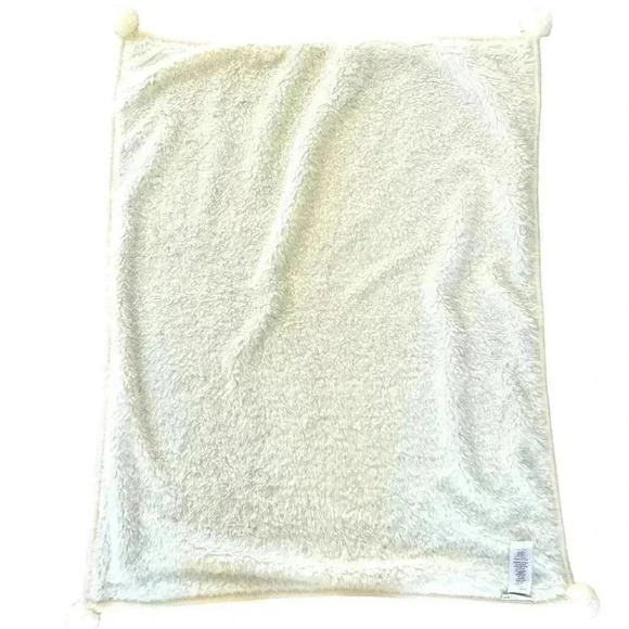 Pottery Barn Kids The Snuggle is Real Baby Blanket, Stroller Blanket, Ivory. - Picture 4 of 7